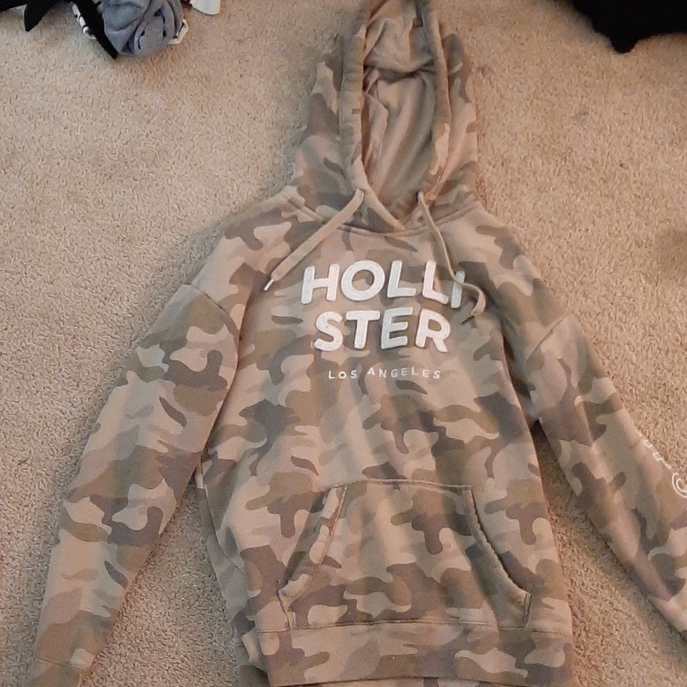 Large Hollister Camo Sweatshirt
